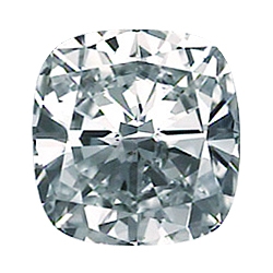 1.01 Carats, Cushion Modified Diamond with Ideal Cut, I Color, SI2 Clarity and Certified by GIA