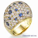 picture of Bombe diamond ring