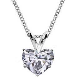 Solitaire Pendant for Heart shaped diamonds