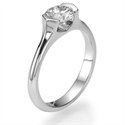 Picture of Low Profile Tension solitaire Engagement ring 