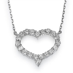 Picture of Diamonds Heart necklace