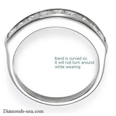  Anniversary or Wedding ring,0.86 carat.