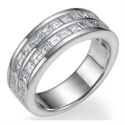 Picture of Caree diamonds wedding ring