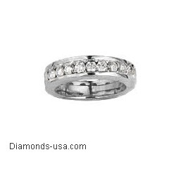 Picture of 9 Round diamonds Anniversary or wedding ring