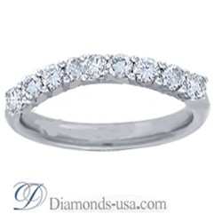 wedding or anniversary ring, 9 diamonds