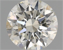 Natural Diamond 0.41 Carats, Round with Excellent Cut, H Color, VS1 Clarity and Certified by IGI