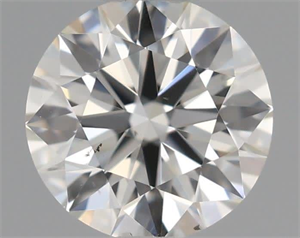 Picture of Natural Diamond 0.40 Carats, Round with Excellent Cut, H Color, VS2 Clarity and Certified by IGI