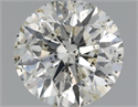 Natural Diamond 0.70 Carats, Round with Excellent Cut, I Color, I1 Clarity and Certified by IGI