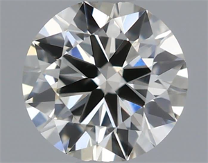 Picture of Natural Diamond 0.40 Carats, Round with Excellent Cut, J Color, VVS2 Clarity and Certified by IGI