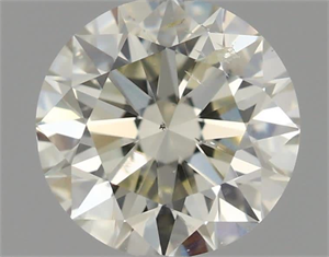 Picture of Natural Diamond 0.70 Carats, Round with Excellent Cut, K Color, SI2 Clarity and Certified by IGI