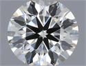 Natural Diamond 0.40 Carats, Round with Excellent Cut, H Color, SI1 Clarity and Certified by IGI