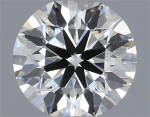 Picture of Natural Diamond 0.40 Carats, Round with Excellent Cut, H Color, SI1 Clarity and Certified by IGI