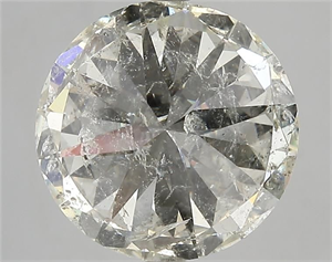 Picture of Natural Diamond 5.01 Carats, Round with Excellent Cut, K Color, I1 Clarity and Certified by IGI