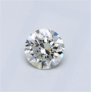 Picture of Natural Diamond 0.40 Carats, Round with Excellent Cut, K Color, VVS1 Clarity and Certified by GIA