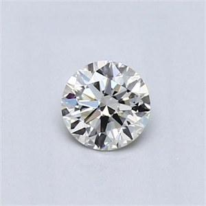 Picture of Natural Diamond 0.40 Carats, Round with Excellent Cut, K Color, VVS1 Clarity and Certified by GIA