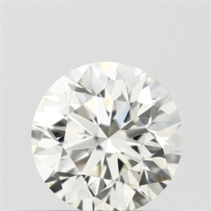 Picture of Natural Diamond 0.40 Carats, Round with Excellent Cut, K Color, VS2 Clarity and Certified by GIA