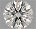 Natural Diamond 0.46 Carats, Round with Excellent Cut, H Color, SI2 Clarity and Certified by IGI