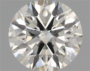 Picture of Natural Diamond 0.46 Carats, Round with Excellent Cut, H Color, SI2 Clarity and Certified by IGI