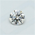 Natural Diamond 0.40 Carats, Round with Excellent Cut, J Color, VVS2 Clarity and Certified by GIA