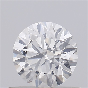 Picture of Natural Diamond 0.51 Carats, Round with Excellent Cut, E Color, I1 Clarity and Certified by GIA