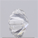 Natural Diamond 0.52 Carats, Round with Excellent Cut, E Color, I1 Clarity and Certified by GIA