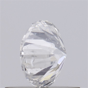 Picture of Natural Diamond 0.52 Carats, Round with Excellent Cut, E Color, I1 Clarity and Certified by GIA