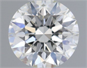 Natural Diamond 0.40 Carats, Round with Excellent Cut, G Color, SI1 Clarity and Certified by IGI