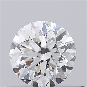 Picture of Natural Diamond 0.40 Carats, Round with Very Good Cut, G Color, VVS1 Clarity and Certified by GIA