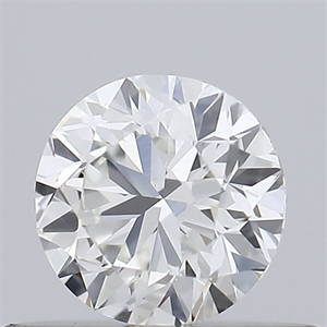 Picture of Natural Diamond 0.40 Carats, Round with Very Good Cut, H Color, VS1 Clarity and Certified by GIA