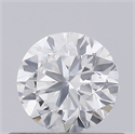 Natural Diamond 0.50 Carats, Round with Very Good Cut, E Color, I1 Clarity and Certified by GIA