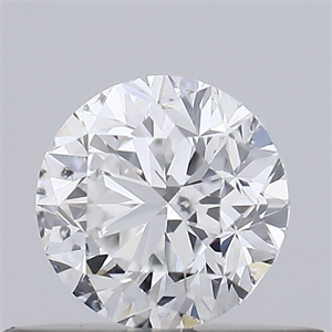 Picture of Natural Diamond 0.40 Carats, Round with Good Cut, E Color, I1 Clarity and Certified by GIA