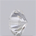 Natural Diamond 0.40 Carats, Round with Very Good Cut, F Color, I1 Clarity and Certified by GIA