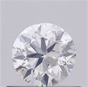 Natural Diamond 0.50 Carats, Round with Very Good Cut, E Color, I1 Clarity and Certified by GIA