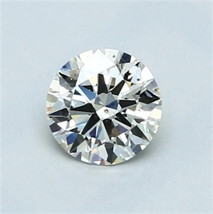 Picture of Natural Diamond 0.60 Carats, Round with Excellent Cut, K Color, SI2 Clarity and Certified by GIA