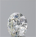 Natural Diamond 3.03 Carats, Round with Excellent Cut, J Color, SI1 Clarity and Certified by GIA