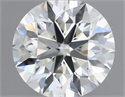 Natural Diamond 0.52 Carats, Round with Excellent Cut, H Color, VS2 Clarity and Certified by IGI