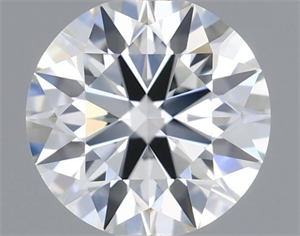 Picture of Natural Diamond 0.57 Carats, Round with Excellent Cut, I Color, VVS2 Clarity and Certified by IGI