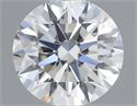 Natural Diamond 0.50 Carats, Round with Excellent Cut, H Color, VS1 Clarity and Certified by IGI