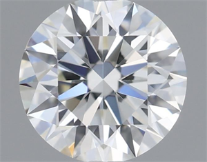 Picture of Natural Diamond 0.50 Carats, Round with Excellent Cut, H Color, VS1 Clarity and Certified by IGI