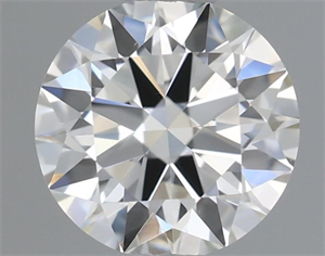 Picture of Natural Diamond 0.50 Carats, Round with Excellent Cut, H Color, VS1 Clarity and Certified by IGI