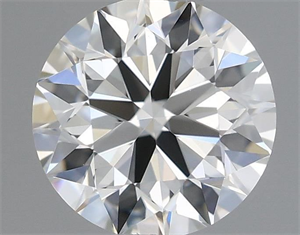 Picture of Natural Diamond 0.50 Carats, Round with Excellent Cut, H Color, VS2 Clarity and Certified by IGI