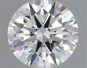 Picture of Natural Diamond 0.50 Carats, Round with Excellent Cut, I Color, VVS2 Clarity and Certified by IGI