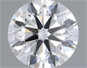 Natural Diamond 0.50 Carats, Round with Excellent Cut, H Color, VS1 Clarity and Certified by IGI