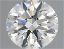 Natural Diamond 0.50 Carats, Round with Excellent Cut, I Color, VVS2 Clarity and Certified by IGI