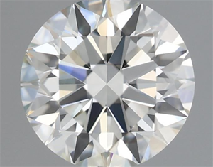 Picture of Natural Diamond 0.50 Carats, Round with Excellent Cut, I Color, VVS2 Clarity and Certified by IGI