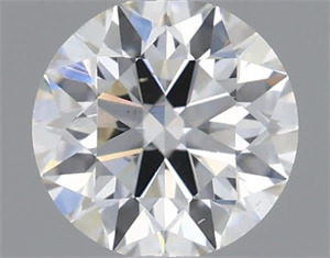 Picture of Natural Diamond 0.50 Carats, Round with Excellent Cut, I Color, VS2 Clarity and Certified by IGI