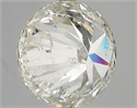 Natural Diamond 5.01 Carats, Round with Excellent Cut, K Color, I1 Clarity and Certified by IGI