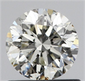 Natural Diamond 0.68 Carats, Round with Very Good Cut, I Color, SI2 Clarity and Certified by IGI