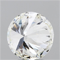 Natural Diamond 3.01 Carats, Round with Excellent Cut, J Color, SI1 Clarity and Certified by GIA