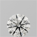 Natural Diamond 0.50 Carats, Round with Excellent Cut, I Color, SI1 Clarity and Certified by IGI